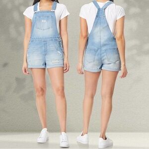 Wallflower Light Blue Denim Overalls